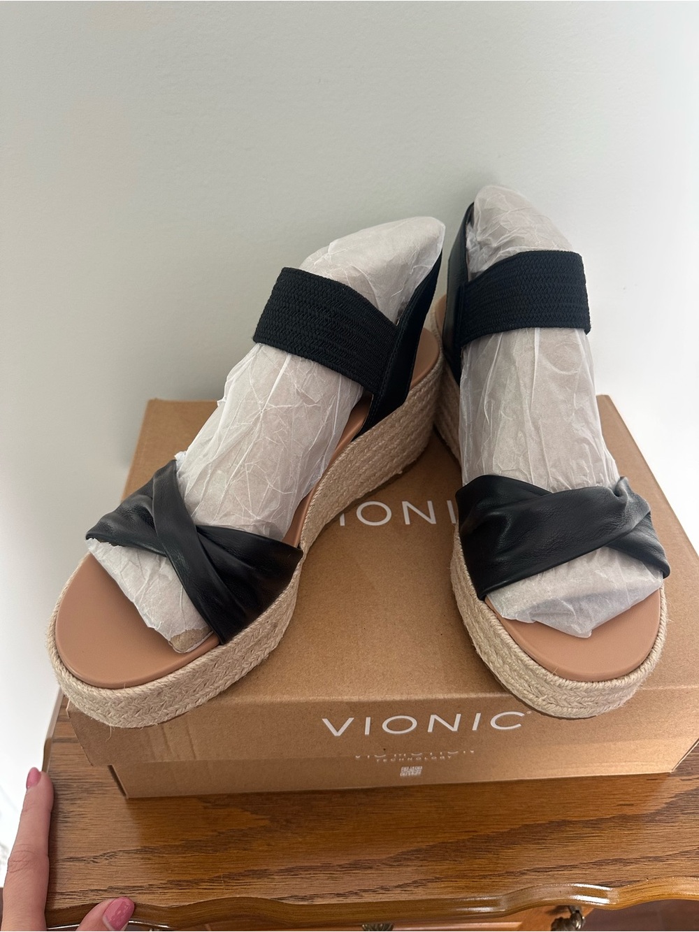 Vionic Darla Espadrille Wedge Sandal